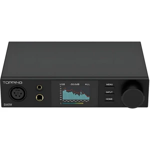 Topping Audio Dx5 Iı Dual ES9039Q2M Desktop Dac & Headphone Amplifier | Black