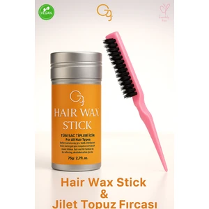 Glam & Glamorous Stick Wax 75 gr Güçlü Tutuş Parlak Görünüm Doğal Balmumu ve Yağ İçerikli Normal Saçlar