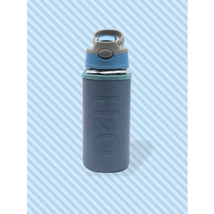 H2O Deri Kılıflı Pipetli Cam Matara 500 ml