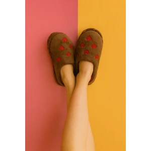 Elegant Kalpli Kadın Ev Terliği Günlük Rahat Kışlık Terlik