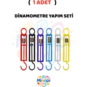 ( 1 Adet ) Dinamometre Deney Yapım Seti Deney Proje Tasarım Için Dinomometre Modeli Deney Malzemesi