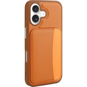 Butam Bilişim iPhone 17 Kılıf Kartlıklı Zore X-Kart Silikon Kapak - Turuncu