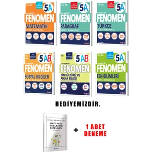 Fenomen Yayıncılık Fenomen Yayınlıcılık 5.sınıf A Grubu 6'li Set (Güncel)