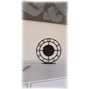 Alfams by Fmsa Metal Masaüstü Saat | Modern Dekoratif Tasarım | Sessiz Mekanizma