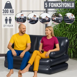 Çift Kişilik Açılır Şişme Koltuk 188X152X64