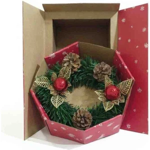 Lider Magnesia Yılbaşı Kapı Süsü 24 cm KROKANSIZ Kapı Masa Büro