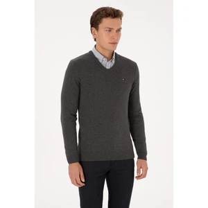 U.s. Polo Assn. Erkek Antrasit Melanj Kazak /triko 50313668-VR081