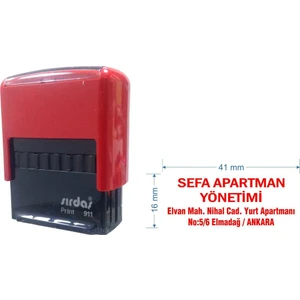 911 Kişiye Özel İsim Makam Ve Ünvan Kaşesi