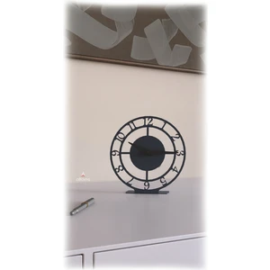 Alfams by Fmsa Metal Masaüstü Saat | Modern Dekoratif Tasarım | Sessiz Mekanizma