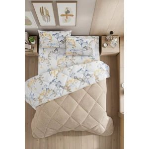 Nordelle Battal Boy Lüx Wellsoft Yorgan Çift Taraflı - 2 Adet Yastık Kılıflı Yorgan Seti 215X235 cm