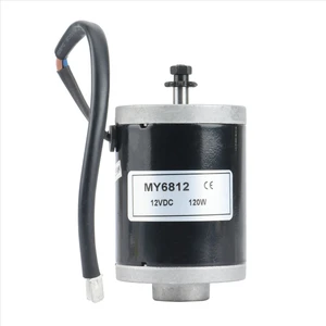Fırçalı Motor MY6812 12V 120W Kayış Kasnaklı Yüksek Hızlı Motor (Yurt Dışından)