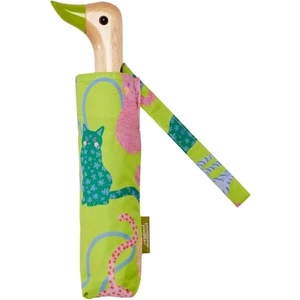 Original Duckhead Duck Kompakt Şemsiye Arty Cats Lime