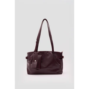 Shule Bags Bybo Vintage Omuz Çantası Mürdüm