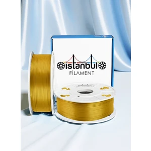 İstanbul Filament Istanbul Filament 3D Baskı Pla Filament Gold - Altın 1 kg Ø 1,75MM ± 0,05 mm Bambu Lab Uyumlu