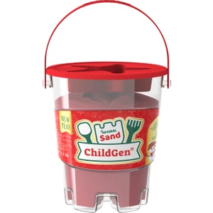 Doğal Kinetik Kum - Kırmızı - 500 gr