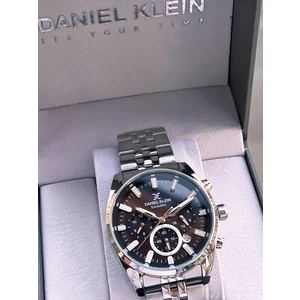 Daniel Klein Çelik Kordon Kronometreli Kadran Tasarımı 3 Atm Suya Dayanıklı Erkek Kol Saati 13524.2