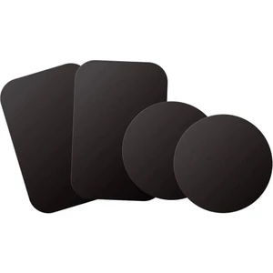 4 Adet Metal Plaka Etiket Disk Demir Sac Mıknatıs Için Cep Telefonu Tutucu Manyetik Araç Telefonu Standı