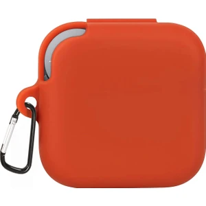 Caseonn Nothing Cmf Buds Pro 2 Kılıf Askı Aparatlı Mat Silikon Kırmızı