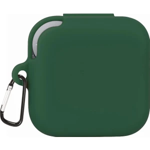 Caseonn Nothing Cmf Buds 2 Plus Kılıf Askı Aparatlı Mat Silikon Yeşil