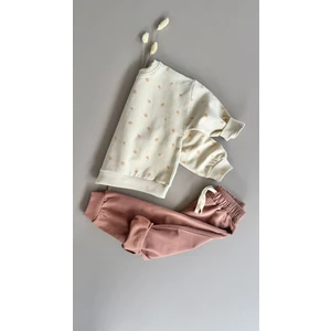 Sweatshirt Takım 1-8 Yaş Bej