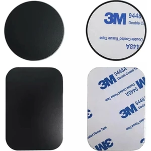 2 Adet Metal Plaka Etiket Disk Demir Sac Mıknatıs Için Cep Telefonu Tutucu Manyetik Araç Telefonu Standı