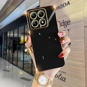 Nezih Case Mi 14T Pro Uyumlu Kamera Korumalı Parlak Kaplamalı Şık Silikon Kapak