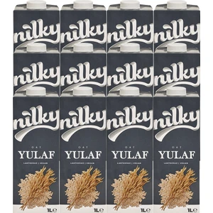 Laktozsuz  Vegan Yulaf Sütü 1lt X12