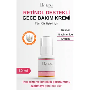 Yaşlanma Önleyici Yenileyici Nemlendirici Gece Bakım Kremi Retinol