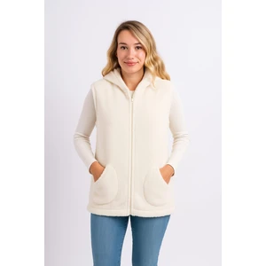 Sweet's Collection Yelek Welsoft Peluş Kapüşonlu