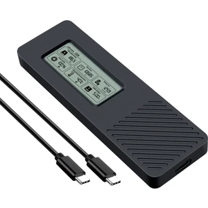 LCD Ekranlı M2 Nvme To Type-C 3.2 SSD Kutusu