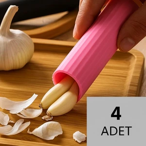 4'lü Silikon Sarımsak Soyucu