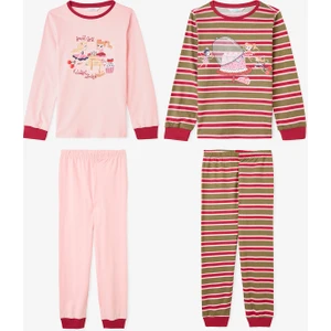 Gül Kurusu Kız Çocuk Guest First Peri Desenli Pamuklu 2'li Pijama Takımı