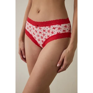 Gül Kurusu Comfy Cotton Bow Cheeky Hipster Külot