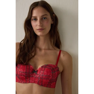 Kırmızı Lotus Lace Sütyen
