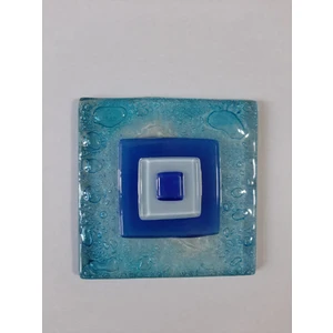 Cam Banyo Gideri Süsü, Dekoratif Gider Kapağı, 12cm*12cm Ebadında Cam Süzgeç Kapağı