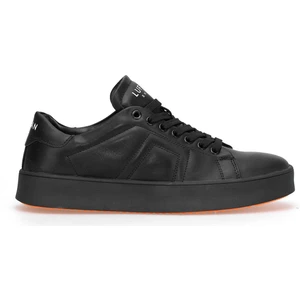 Zeus Erkek Hakiki Deri Sneaker Ayakkabı Siyah