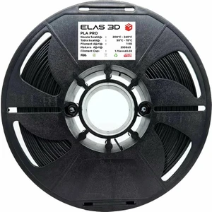 Elas 3D Elas Siyah Pla Pro Filament 1.75MM - 1 kg