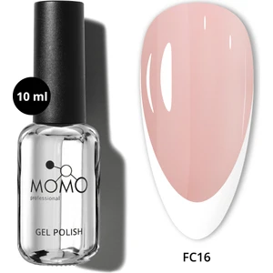 Momo Professional French Cover Rubber Base Coat Simli ve Simsiz 10 ml Geliştirilmiş Formül