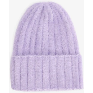 Lila Zoe Yumuşak Dokulu Bere