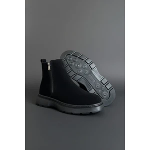 Chelsea Hakiki Deri Çift Fermuarlı Garantili Erkek Kışlık Bot