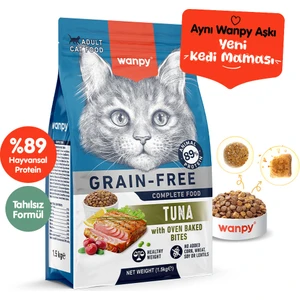 Tahılsız Ton Balıklı Yetişkin Kedi Maması 1,5 kg