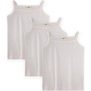 Üçlü İp Askılı Klimalı Atlet 2-9 Yaş Ekru