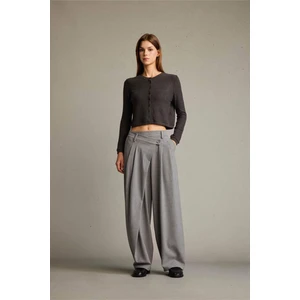 Baggy Fit Fermuarlı Normal Bel Standart Boy Pantolon F9191AX25AU