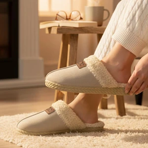 95FX Kışlık Ev Terliği Yünlü Ev terliği Kadın Kışlık Terlik