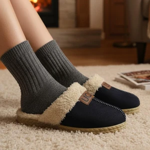 95FX Kışlık Ev Terliği Yünlü Ev terliği Kadın Kışlık Terlik