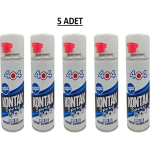 Kontak Sprey Yağsız 200 ml 5 Adet