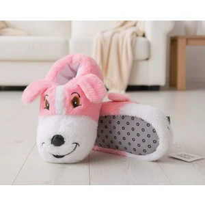 papucumun dünyası Unisex Yumuşak Taban Sevimli Köpek Panduf Yetişkin ve Çocuk Kız ve Erkek  Panduf