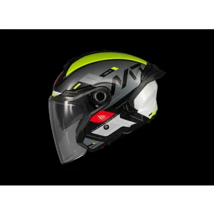 Mt Helmets Kask mt Cosmo Sv Silenceb3 Gloss Sarı Gözlüklü