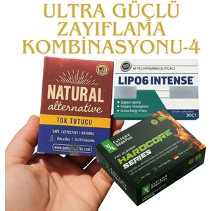 Natural Alternatıve & Adipo Hardcore Series & Lıpo6 Intense (30 Günlük)