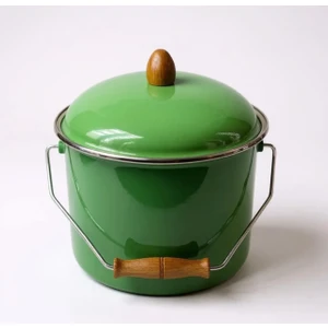 Alev Emaye Renkli Bakraç 5 Lt Yoğurt Tenceresi Bakliyat Saklama Tenceresi ( 20 cm 5 Lt )